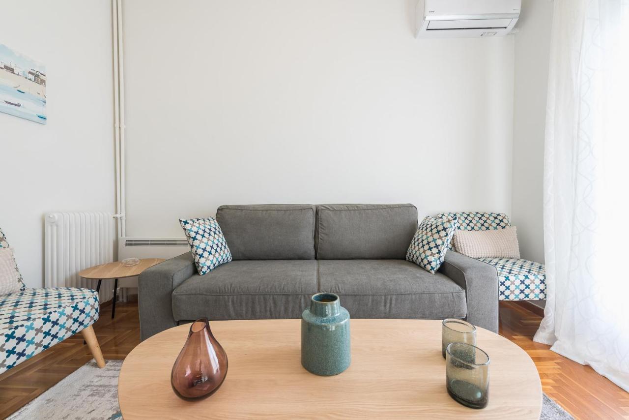 Cozy And Fresh Apt Close To Metro Athen Exterior foto