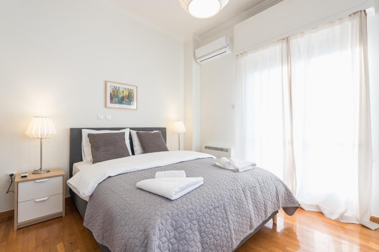 Cozy And Fresh Apt Close To Metro Athen Exterior foto