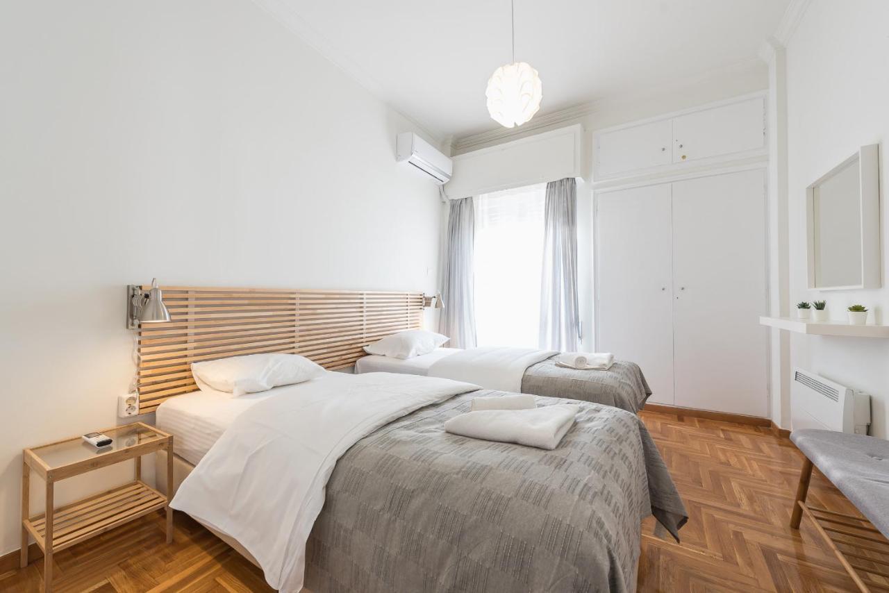 Cozy And Fresh Apt Close To Metro Athen Exterior foto