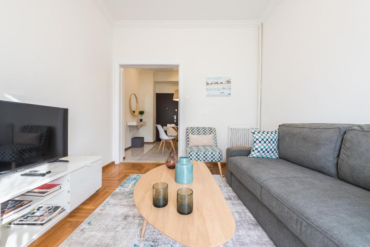 Cozy And Fresh Apt Close To Metro Athen Exterior foto