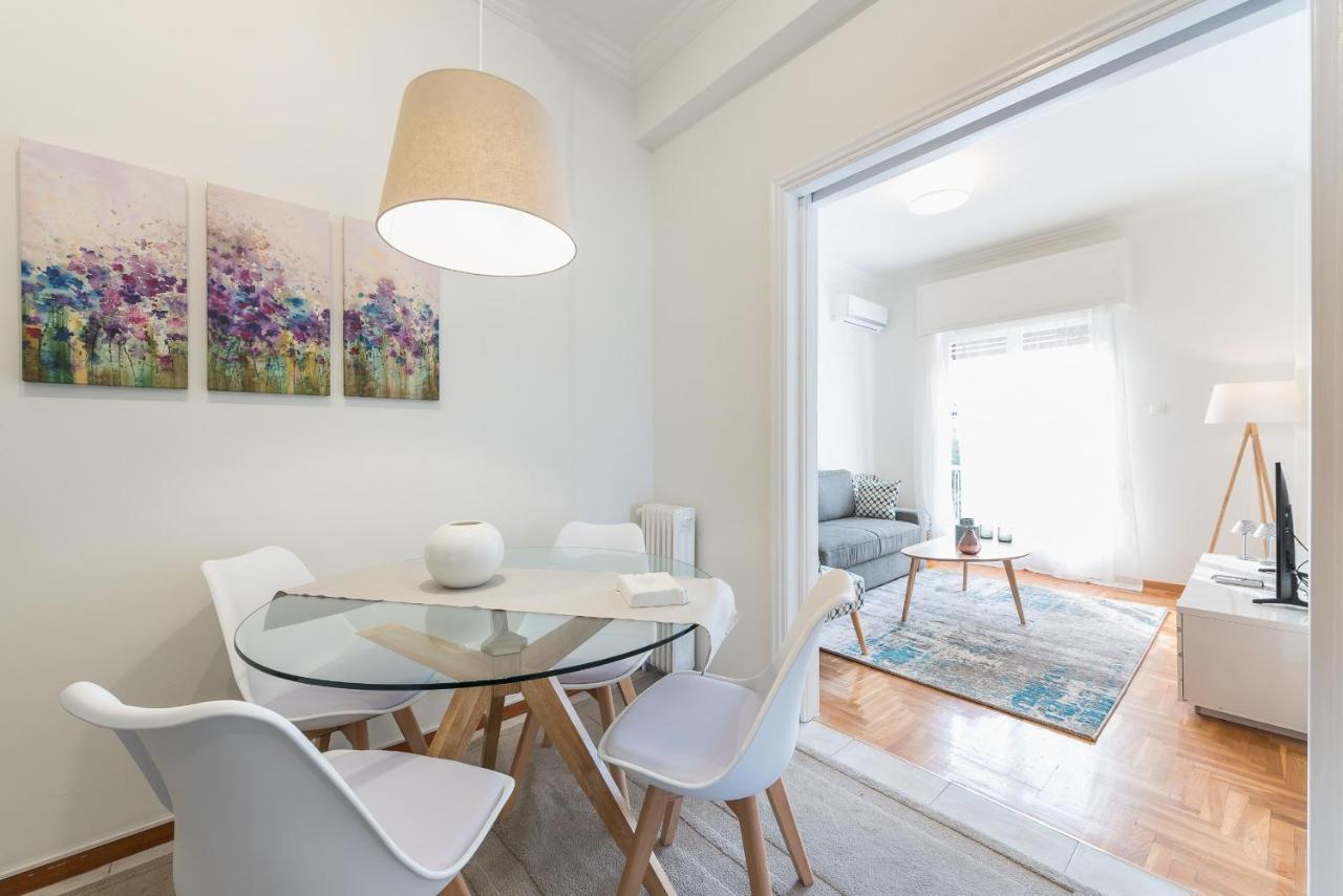 Cozy And Fresh Apt Close To Metro Athen Exterior foto