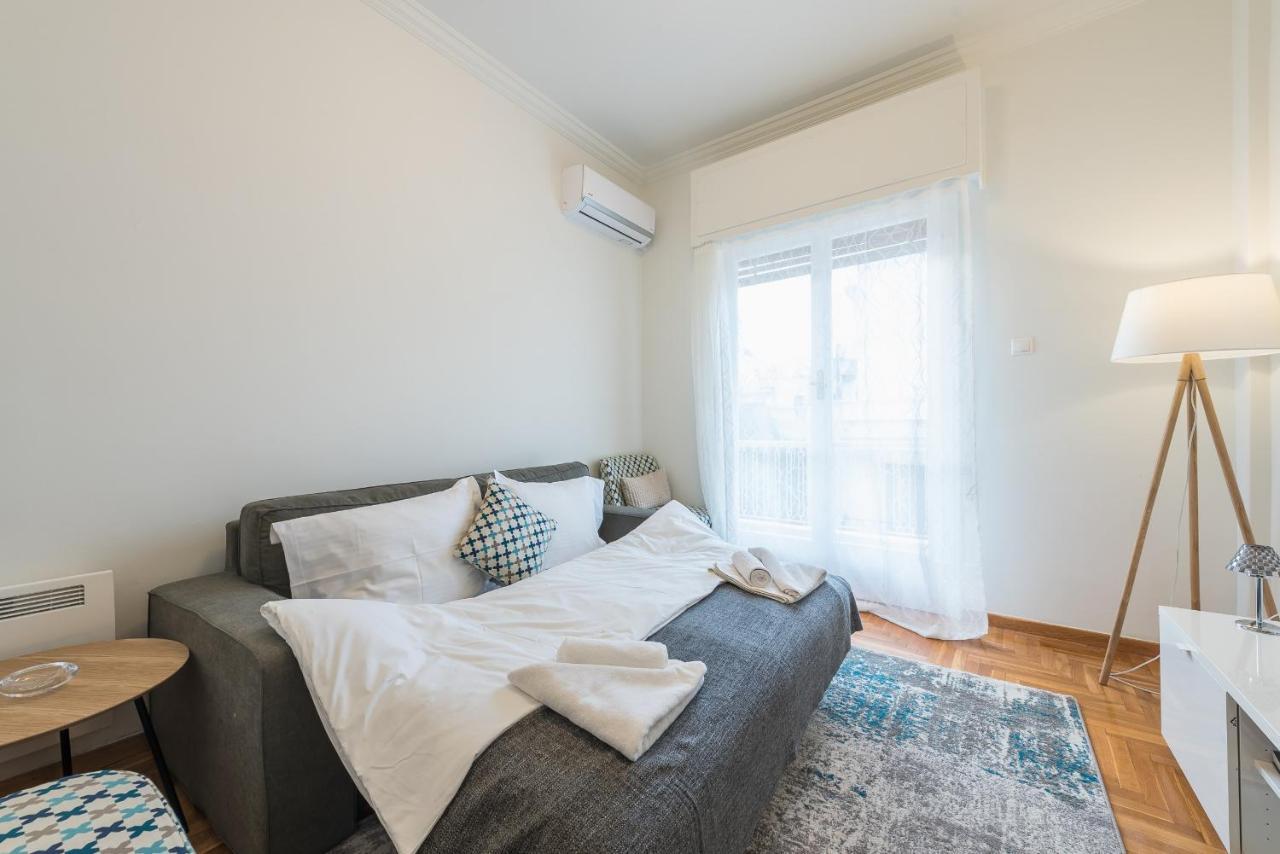 Cozy And Fresh Apt Close To Metro Athen Exterior foto