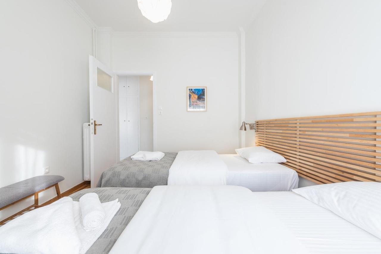 Cozy And Fresh Apt Close To Metro Athen Exterior foto