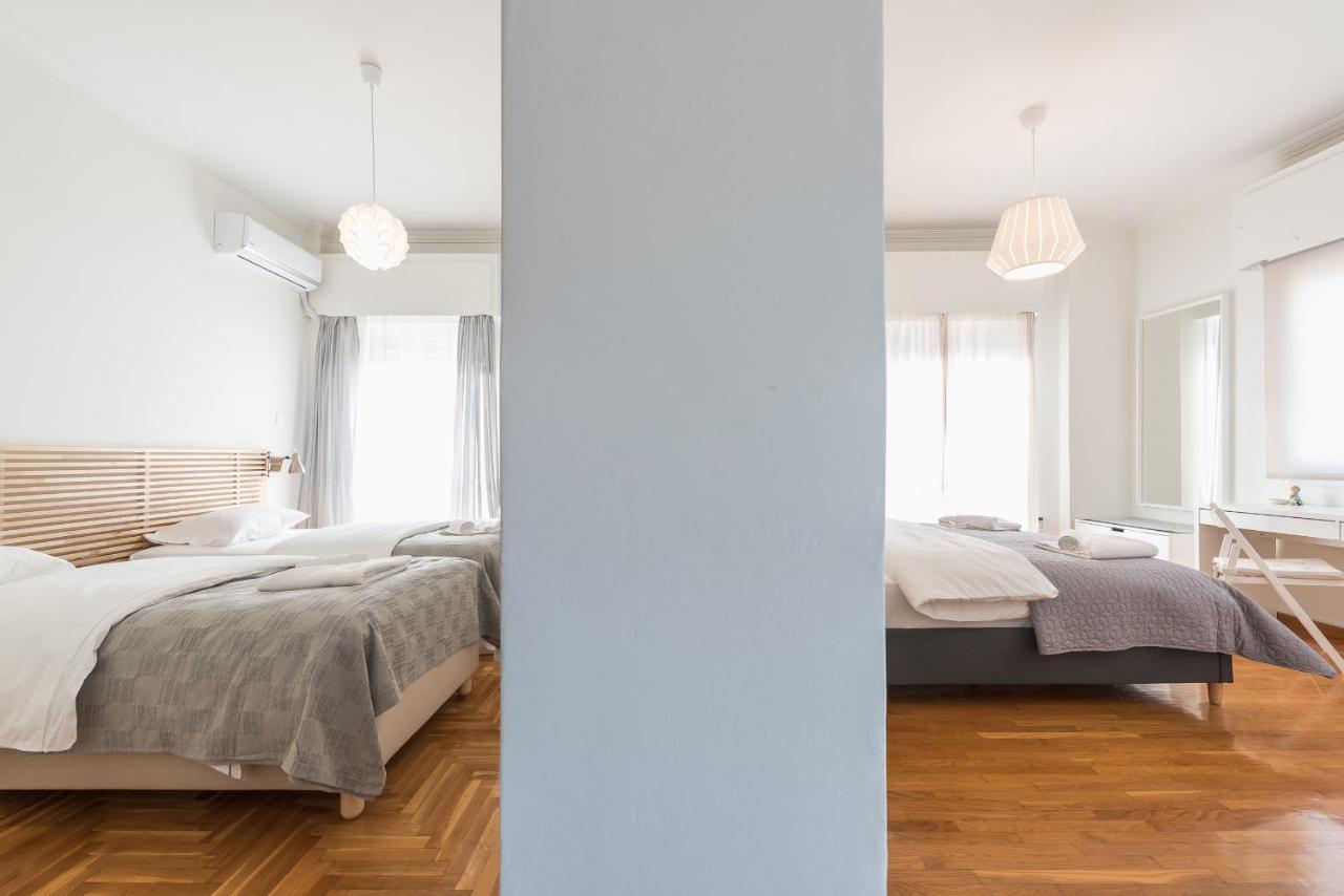 Cozy And Fresh Apt Close To Metro Athen Exterior foto